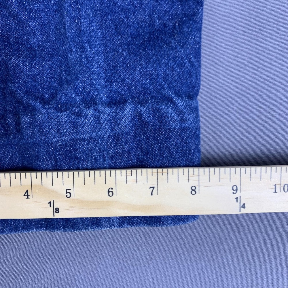 VTG Kenny Rogers Jeans Teen's 15/16 (28x32) Blue Denim Western The Gambler 80s - Picture 15 of 16